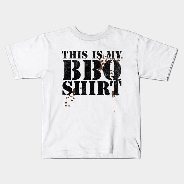 My BBQ Shirt Kids T-Shirt by BankaiChu